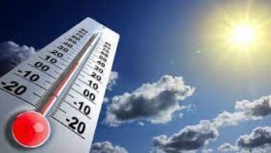 درجات الحرارة المتوقعة من السبت 03 يونيو الي الخميس 08 يونيو 2023