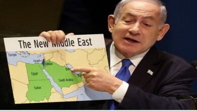 نتنياهو في الأمم المتحدة يرفع خريطة تثير الجدل للشرق الأوسط الجديد