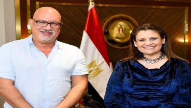 وزيرة الهجرة تستقبل عازر ساويرس المصري الفنلندي لبحث فرص الاستثمار في مصر