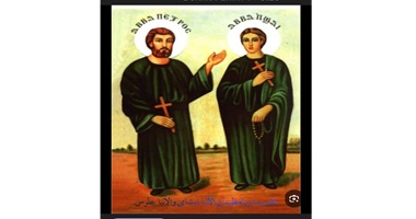 تذكار تكريس كنيسة الشهيدين أنبا بشاي وصديقه أنبا بطرس