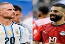 ماك أليستر يتوجه بطلب إلى محمد صلاح قبل مباراة مصر والأرجنتين